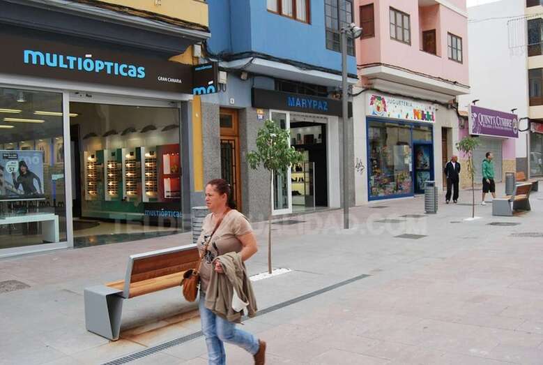 Sector comercial de Los Llanos de Telde (Foto TA)